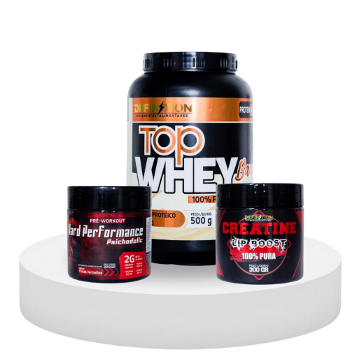 Combo Ultra Definition | Whey + Creatina + Pré-Treino